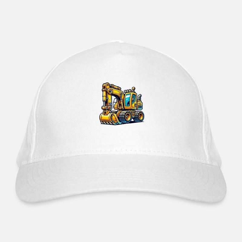Excavator 01 Organic Baseball Cap