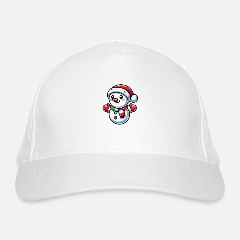 Schneemann Bio-Baseballkappe