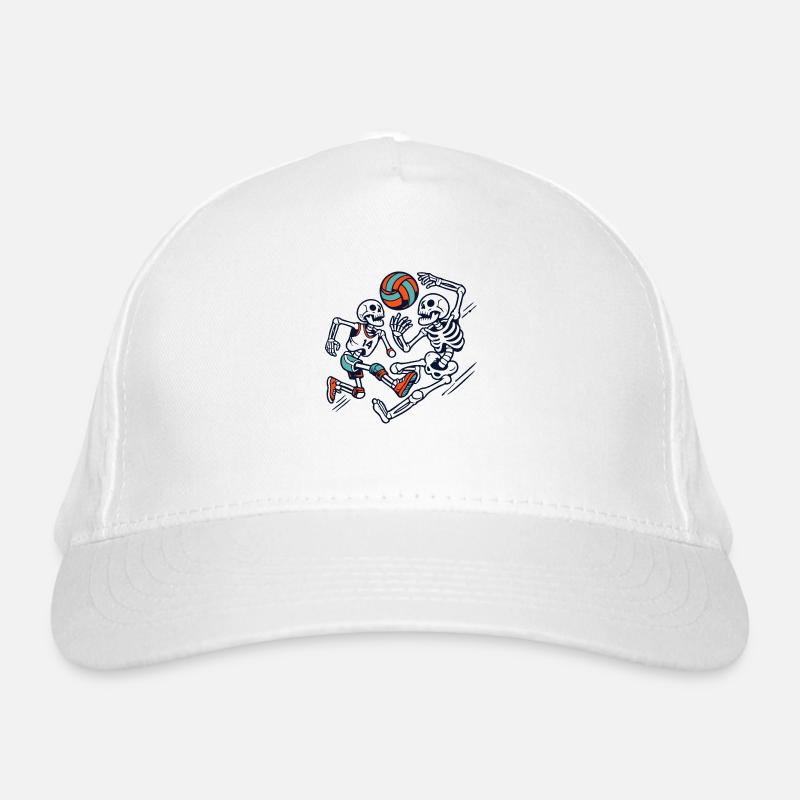 Volleyball Skelette Bio-Baseballkappe
