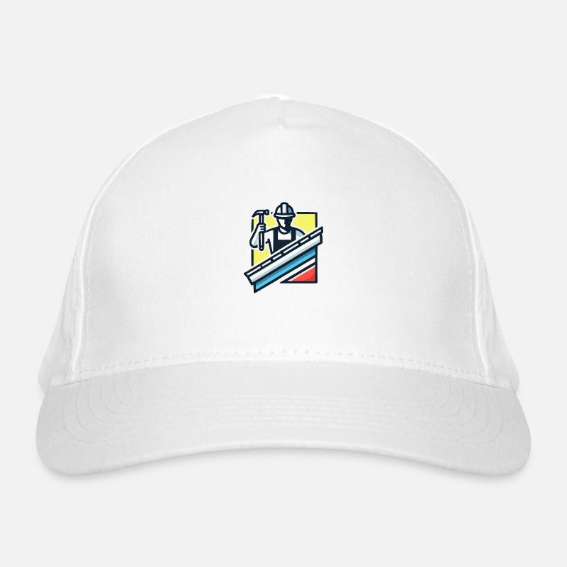 Dachdecker Symbol Bio-Baseballkappe