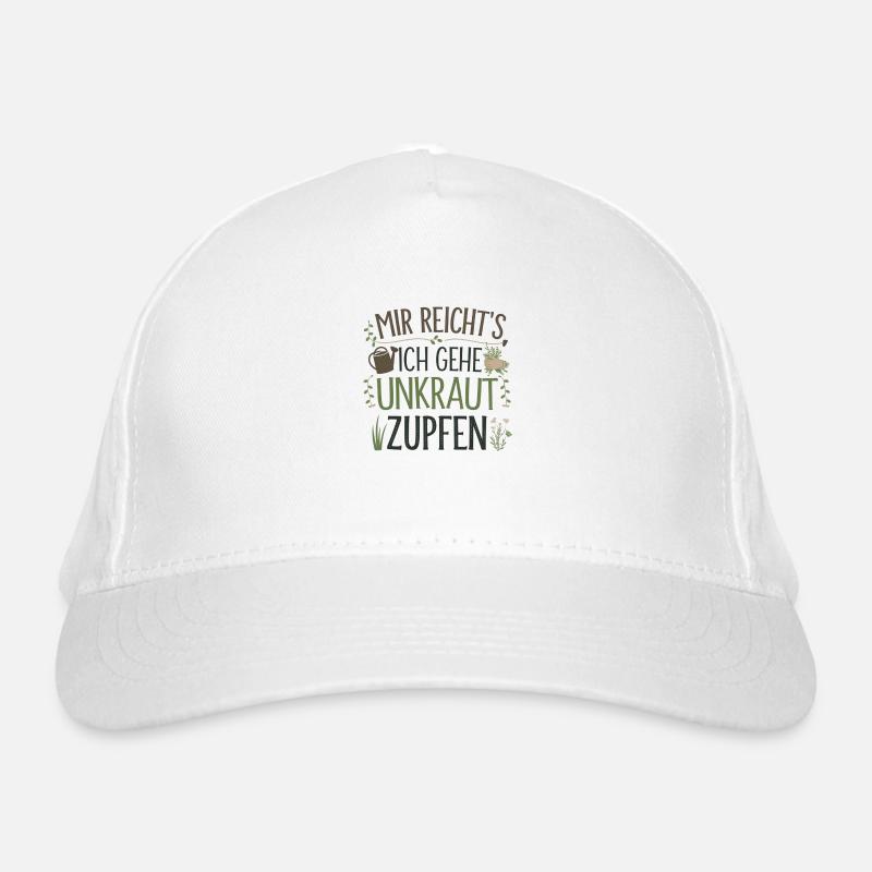 Garten Unkraut zupfen Bio-Baseballkappe