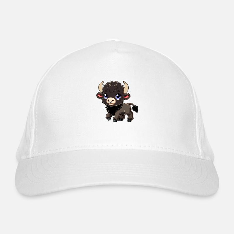Bison child Organic Baseball Cap