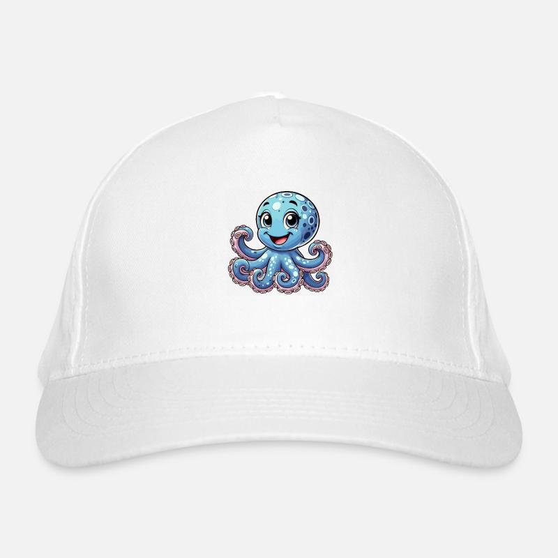 Octopus Organic Baseball Cap
