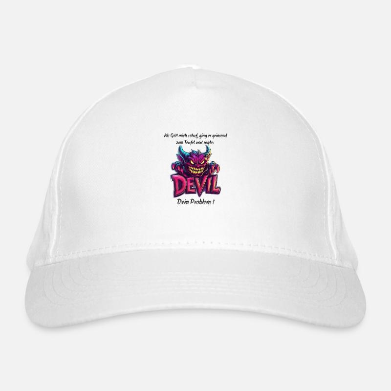 Teuflisch Rebellisch Bio-Baseballkappe