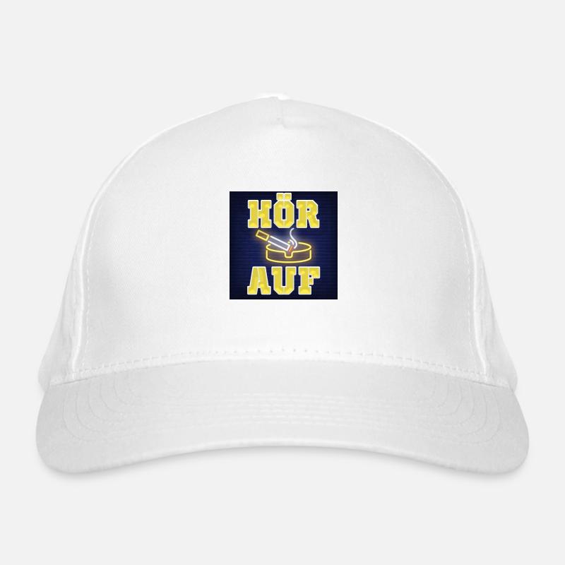 Hör auf Bio-Baseballkappe