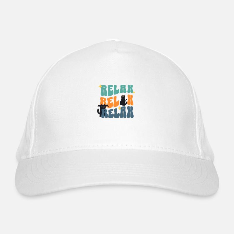 Relax Chat Chat Amis Drôle Dicton Cadeau Casquette classique bio