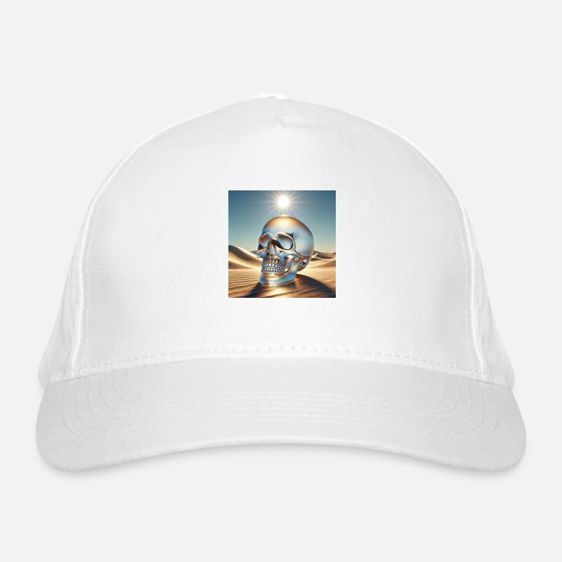 Kristallschädel Bio-Baseballkappe