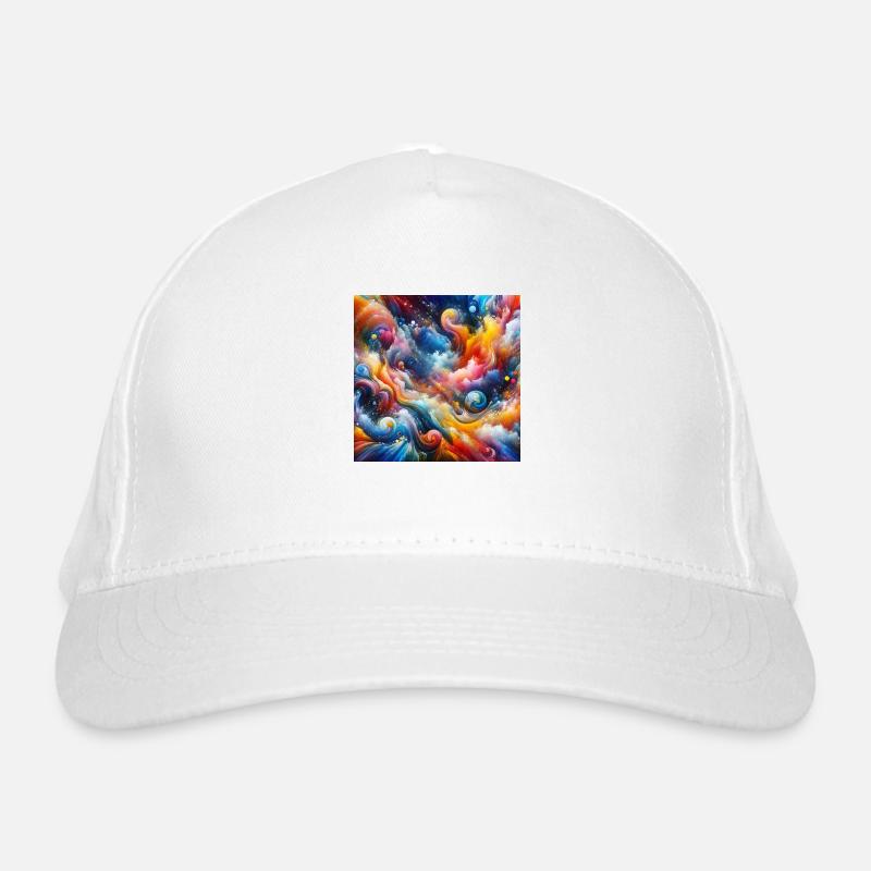 Vibrant Abstract Art Organic Baseball Cap