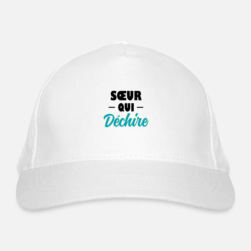 SISTER WHO ROCKS Organic Baseball Cap