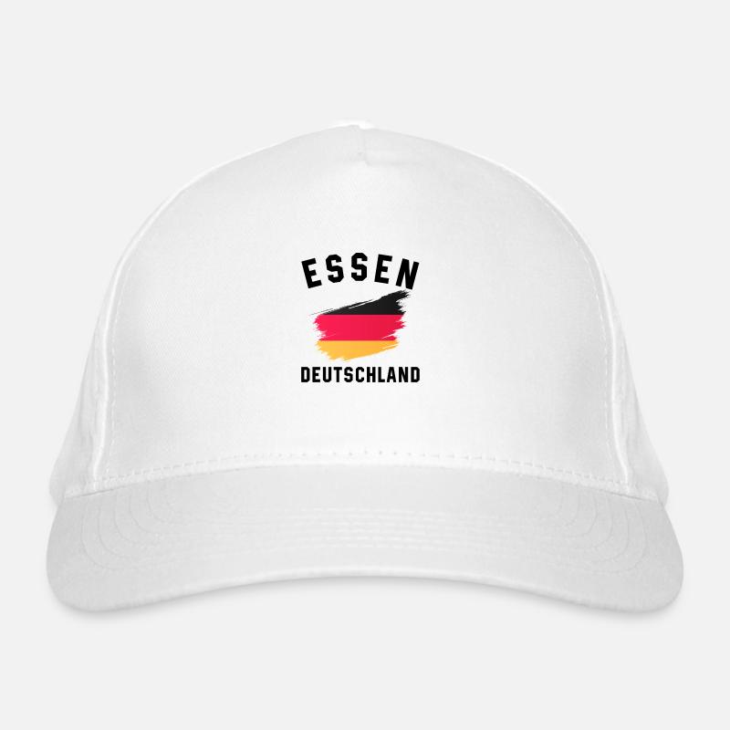 Germany Flag - Artistic Brushstroke Organic Baseball Cap