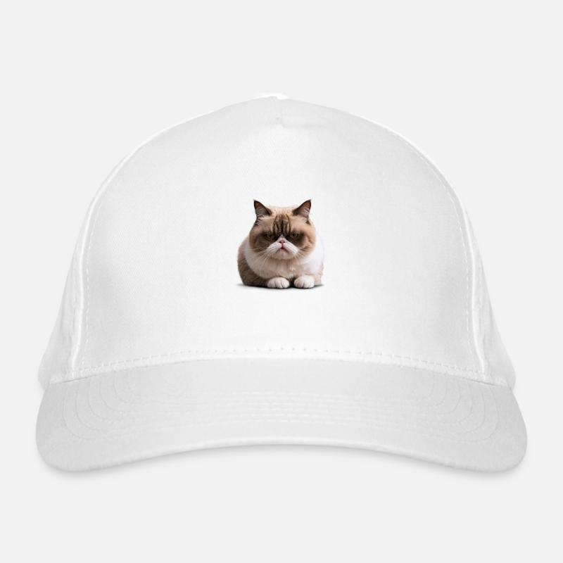 Grumpy Monday Cat, , Monday Grouch Organic Baseball Cap