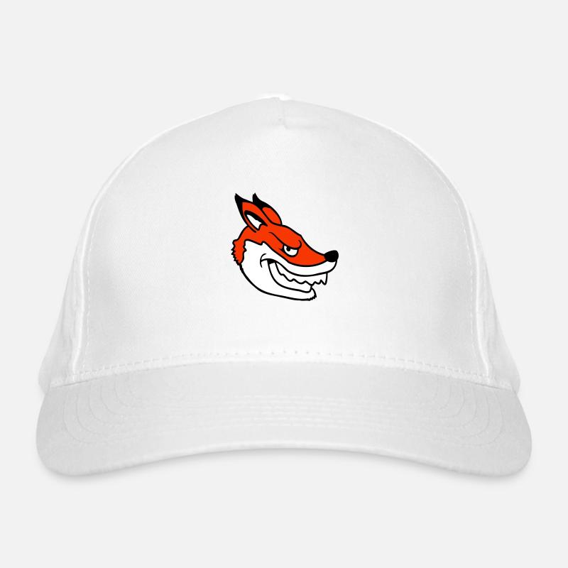 Fox, Evil Eye, , Red Fox, Wild Animal Organic Baseball Cap