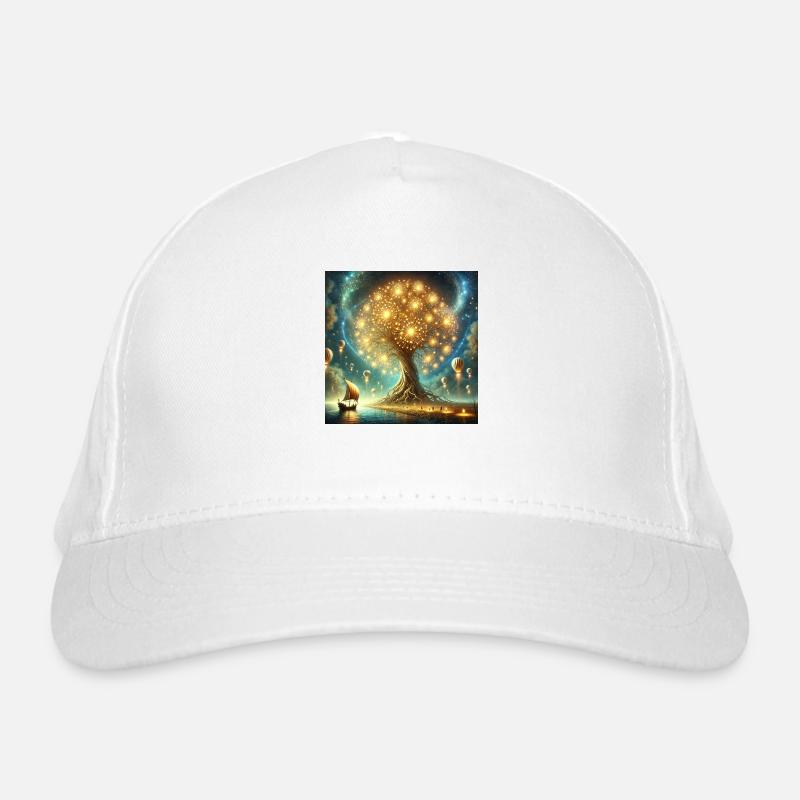 The shining tree Organic Baseball Cap