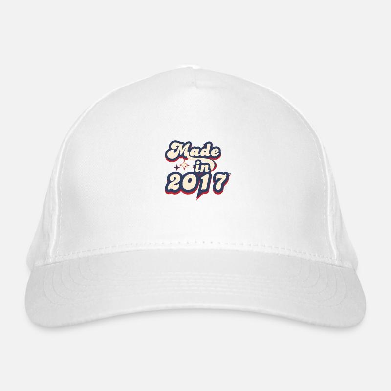 Made in 2017 retro Organic Baseball Cap