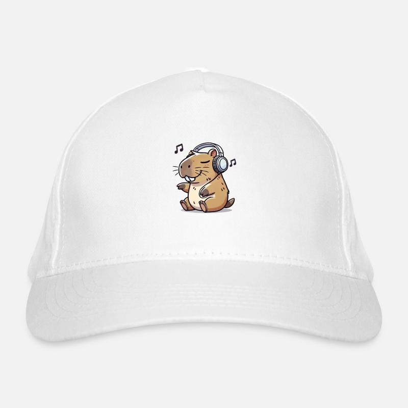 Capybara Music Organic Baseball Cap