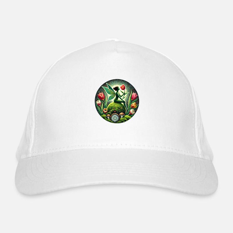 Tulipes Printemps Mousse Fée Casquette classique bio