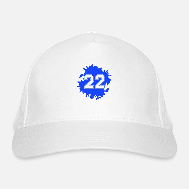 22 klecks Bio-Baseballkappe