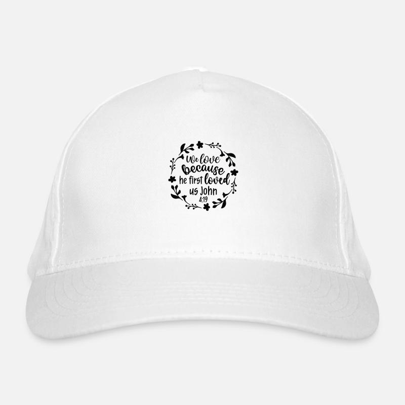 Nous aimons parce qu’il nous a aimés le premier Casquette classique bio