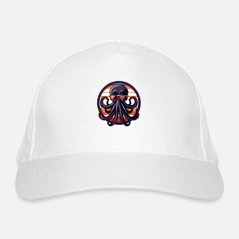 Octopus Cool Summer Organic Baseball Cap