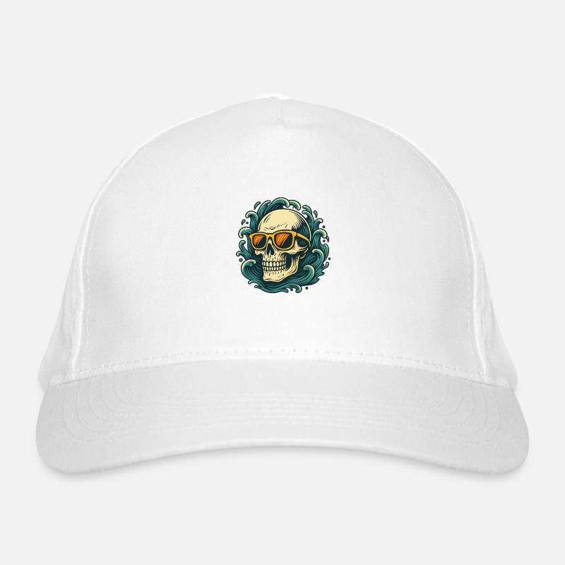 Wave Rider – Skull Vibes Organic Baseball Cap