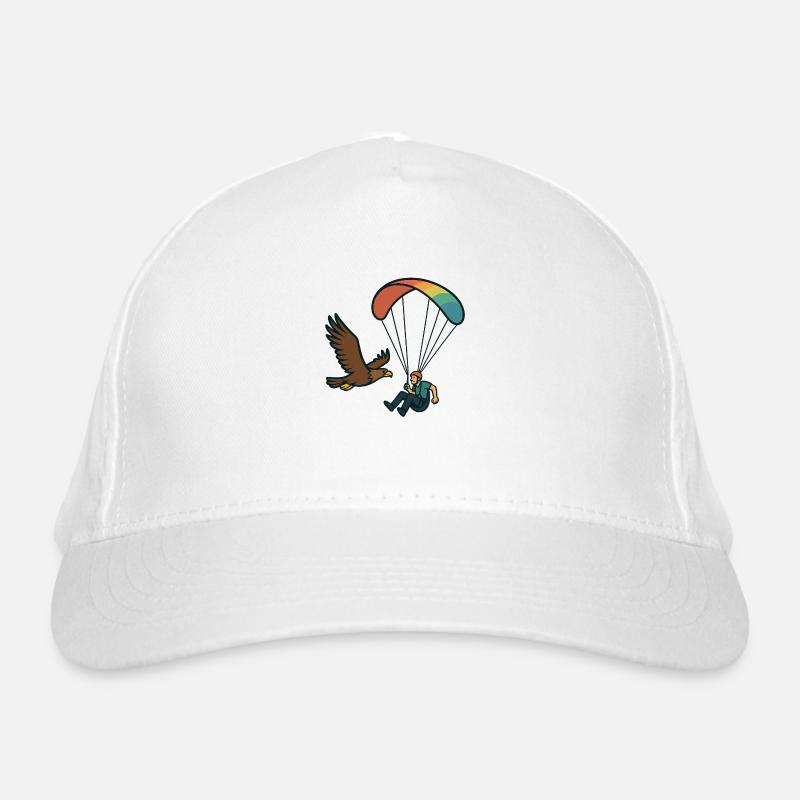 Parapentes et aigles Casquette classique bio