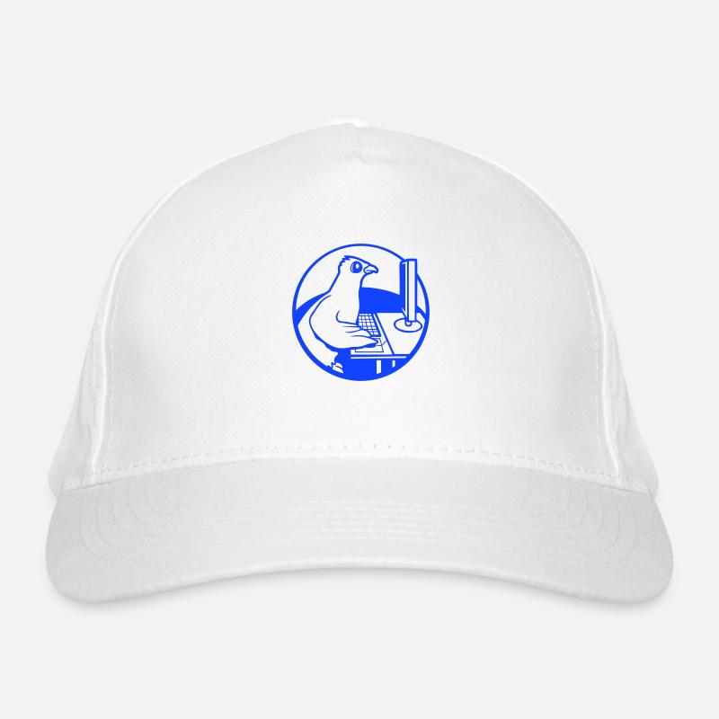 Pigeon Works Office Computer Keyboard Mouse Gamer Organic Baseball Cap