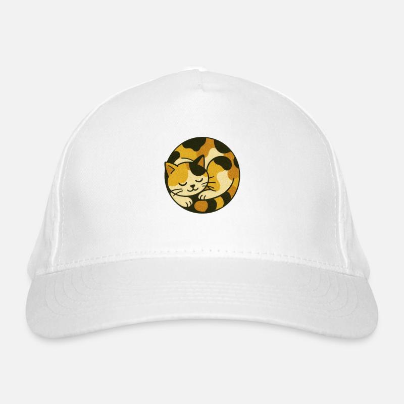 Cute Calico Cat Organic Baseball Cap