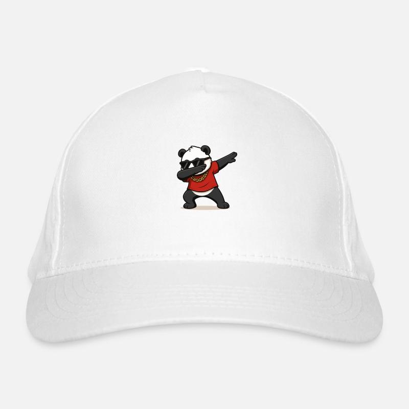 panda dabbing comic Bio-Baseballkappe