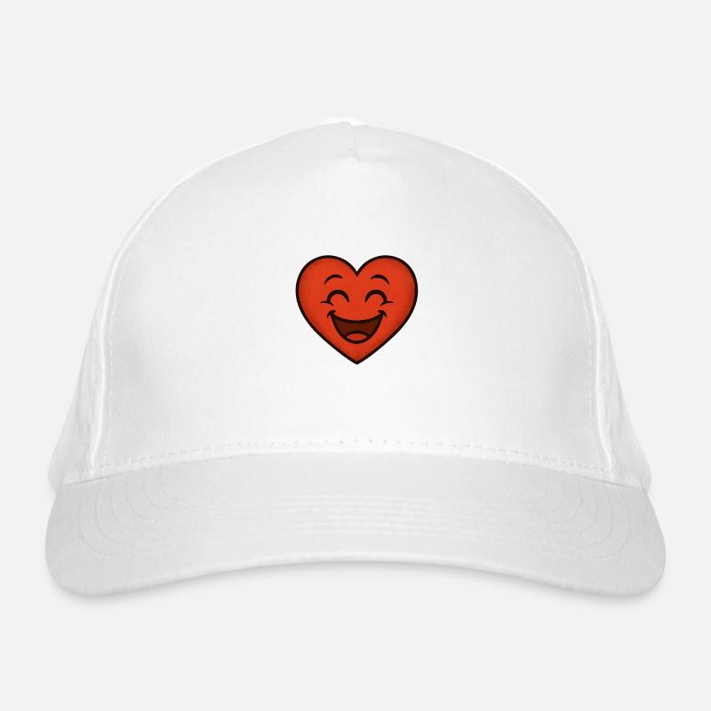 Laugh from the heart – When love makes you happy Organic Baseball Cap