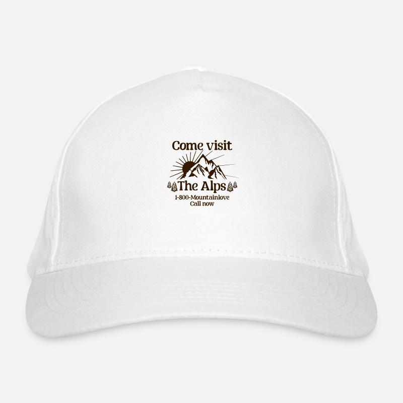 Venez visiter les Alpes Casquette classique bio