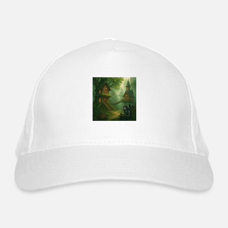 the future forest-city Organic Baseball Cap