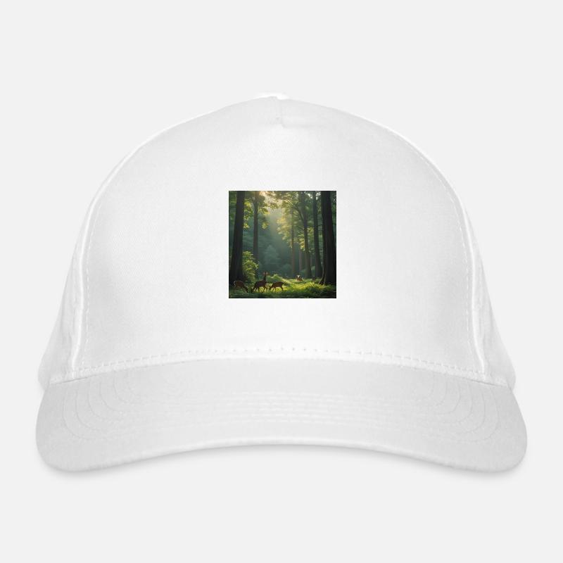 Wald der Stile Bio-Baseballkappe