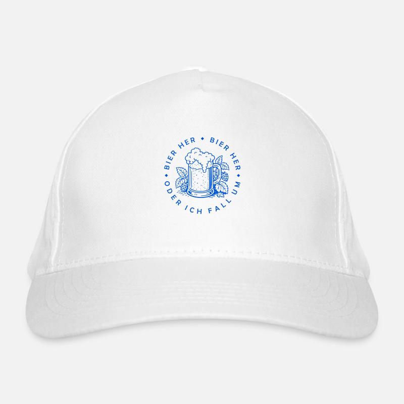 Bees here - Oder ich fall um! Organic Baseball Cap