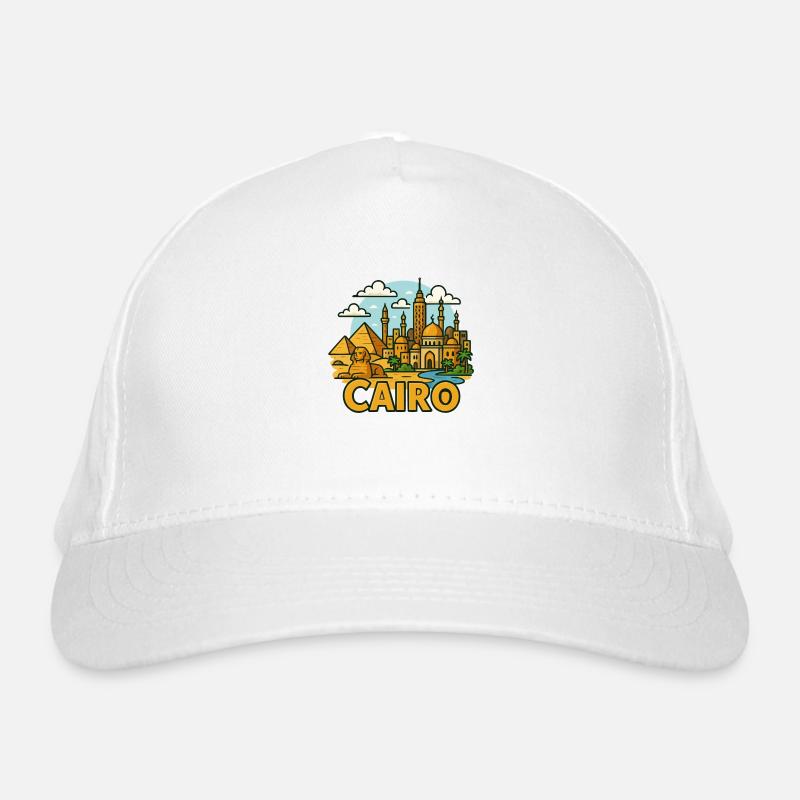 cairo city Bio-Baseballkappe