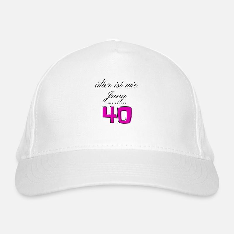40. Geburtstag Bio-Baseballkappe