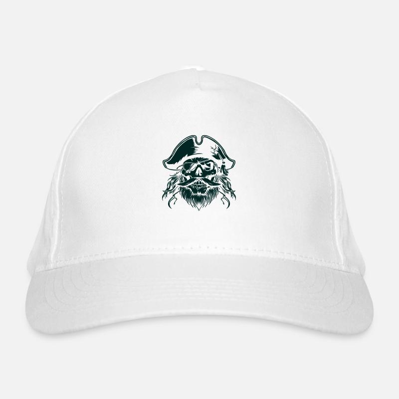 crâne de pirate Casquette classique bio