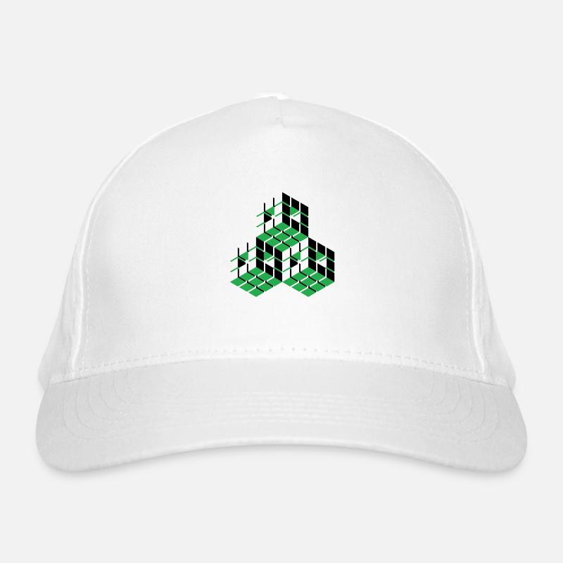 Cube - Casquette classique bio - blanc