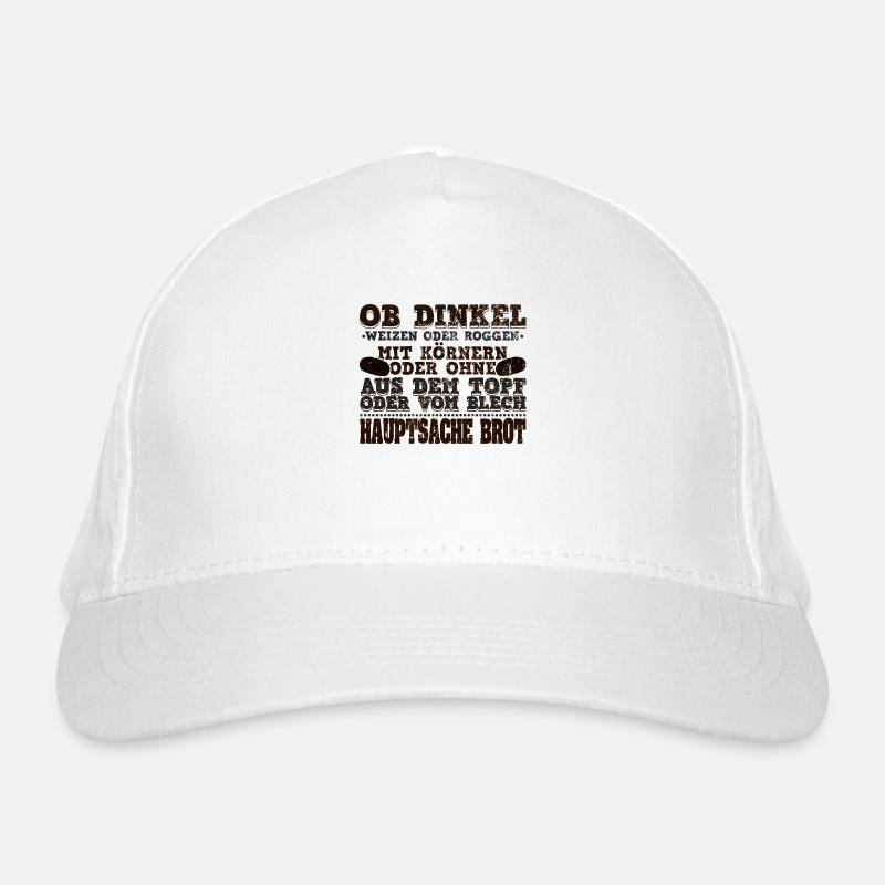 Brot Backen | Bäcker Dinkel Weizen Hobby Geschenk Bio-Baseballkappe