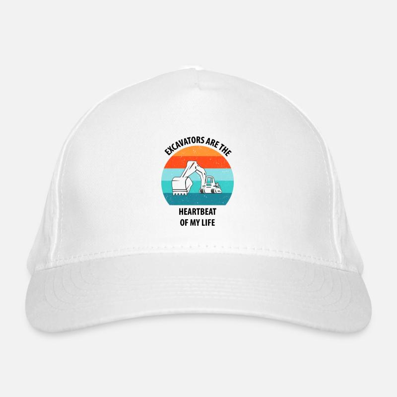 Bagger Baggerfahrer Baggerwagen Bio-Baseballkappe