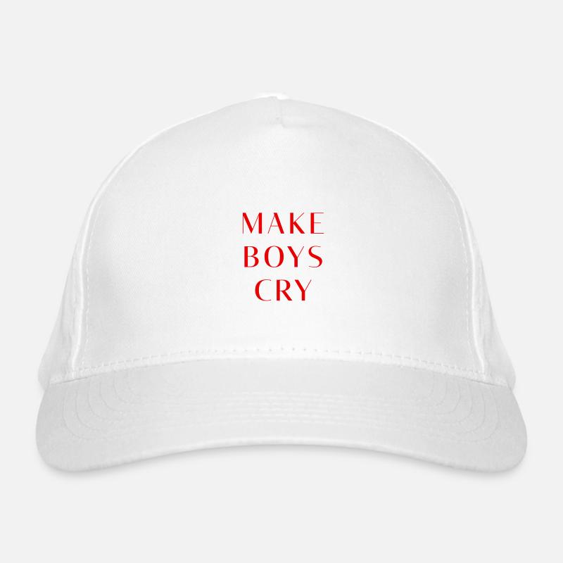 Make boys cry Organic Baseball Cap