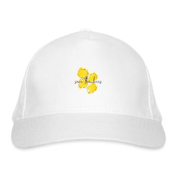 Save the bees. - Organic Baseball Cap - white - Front