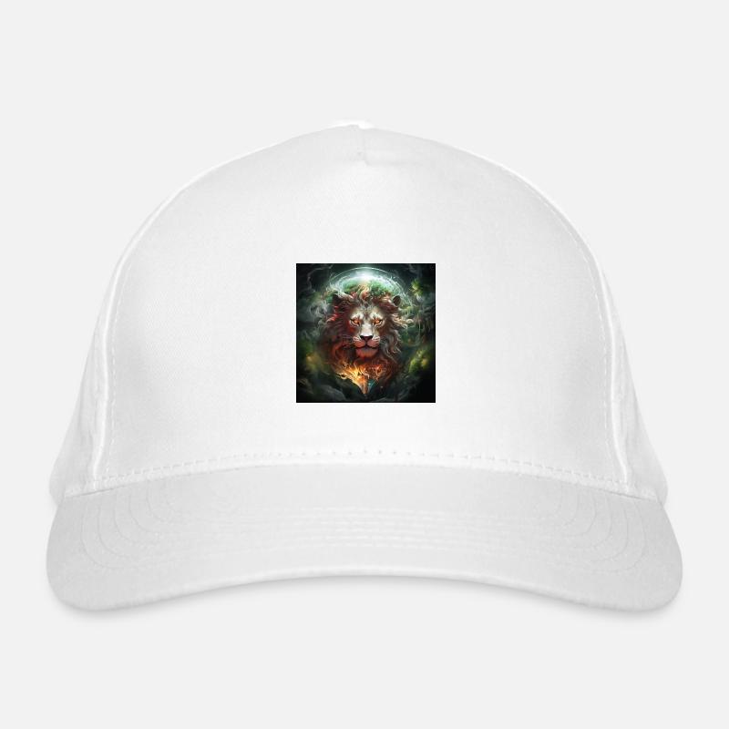 Genialer Löwe Bio-Baseballkappe