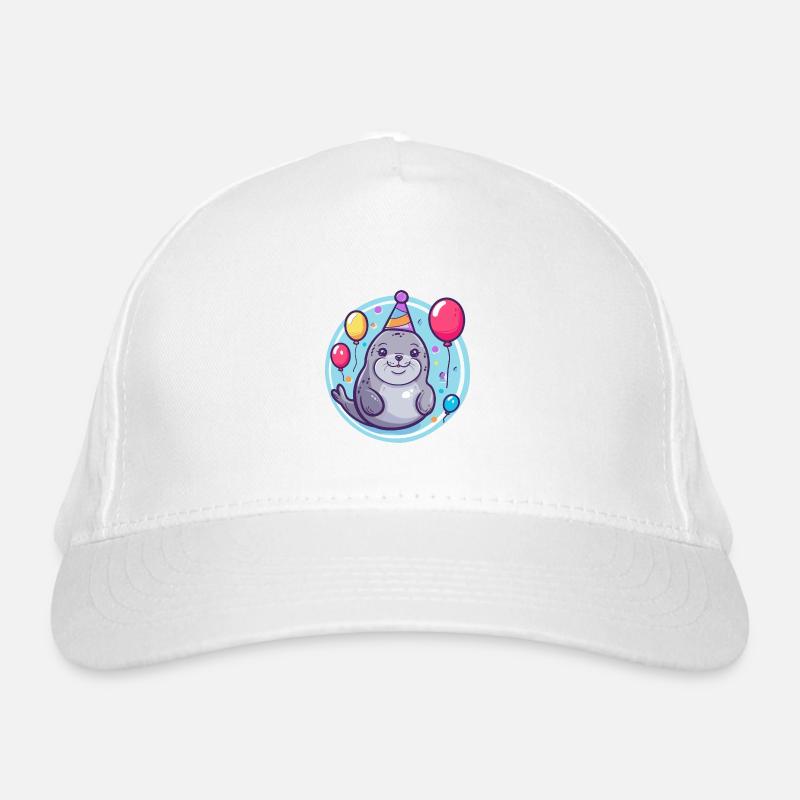 phoque animal anniversaire bébé Casquette classique bio