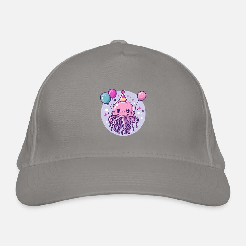Méduse Anniversaire Bébé Casquette classique bio