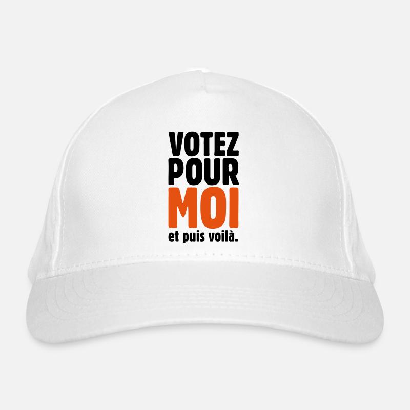 Votez pour moi ! Casquette classique bio