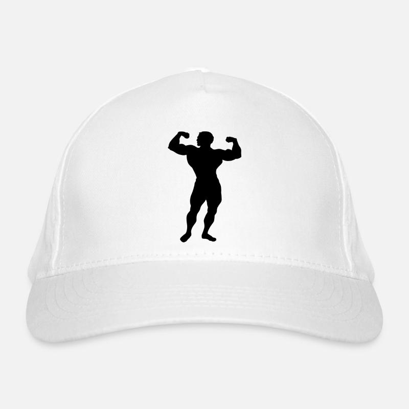 silhouette Bodybuilder Casquette classique bio
