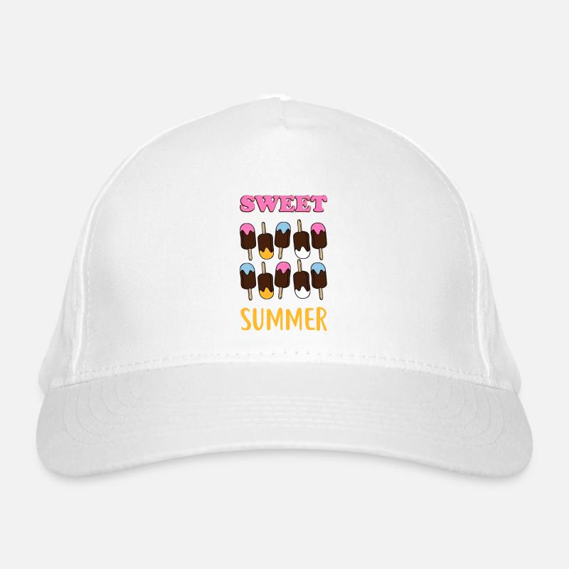Süßer Sommer Bio-Baseballkappe