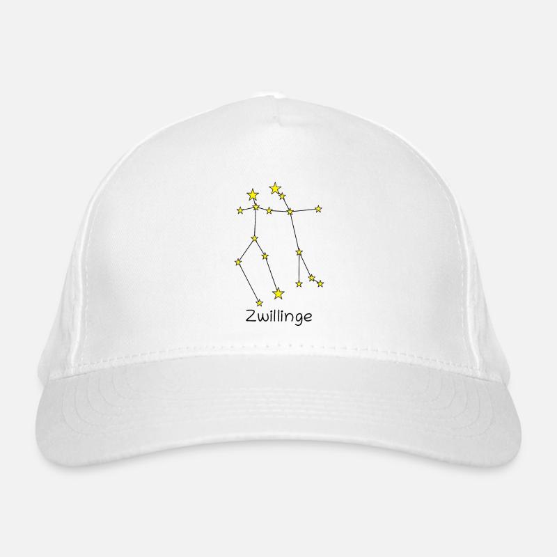 Sternzeichen Zwillinge Bio-Baseballkappe