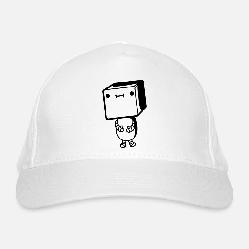 Little cute robot Organic Baseball Cap