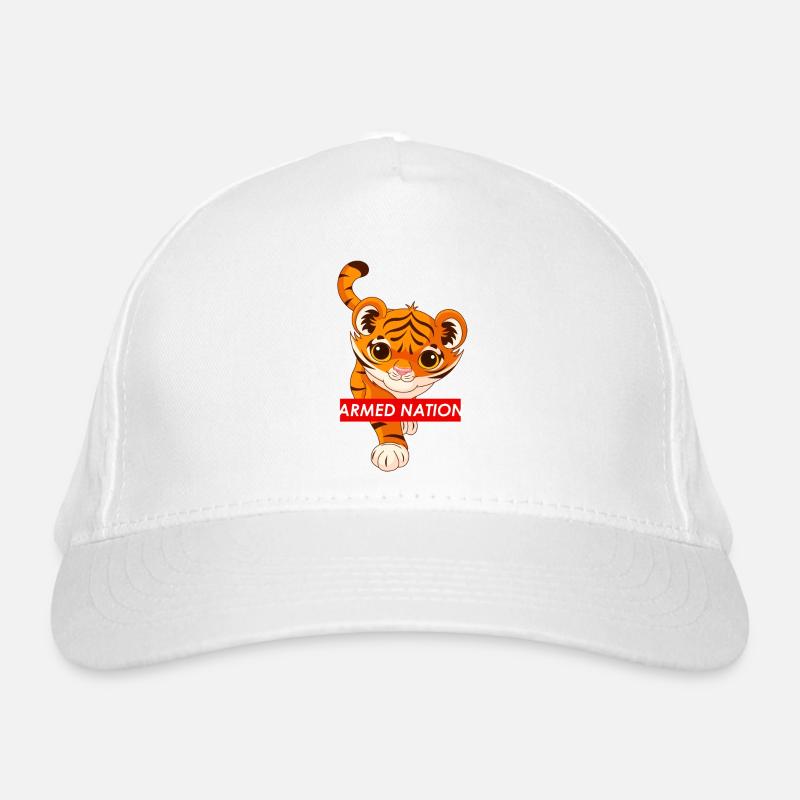 baby tiger red logo - 2021 Organic Baseball Cap